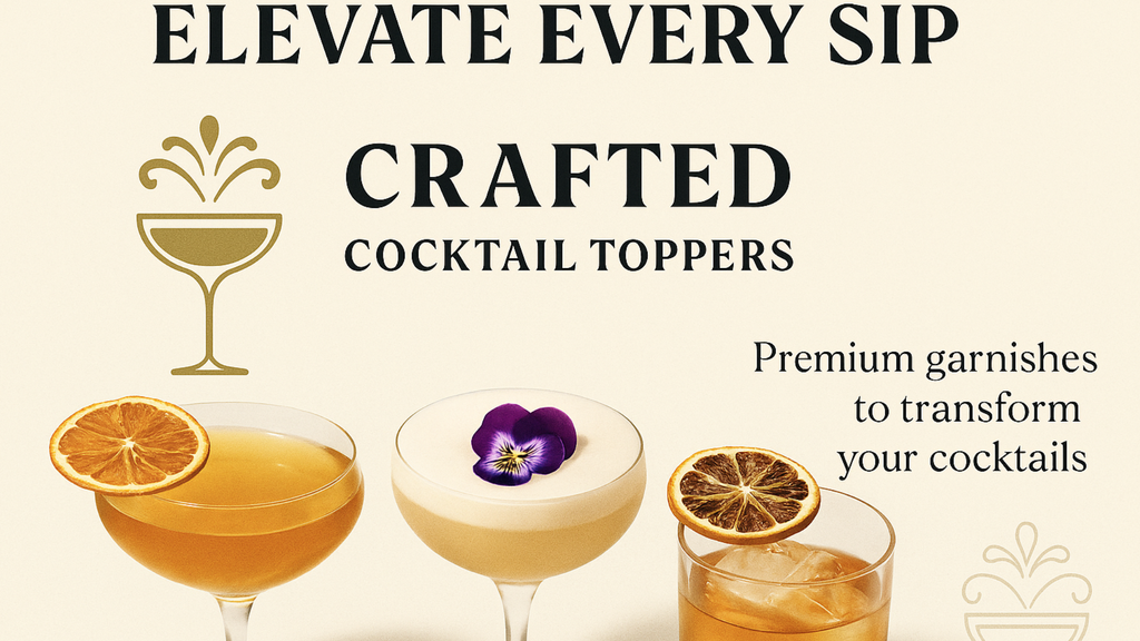 Get Creative: Customize Cocktails with Edible Garnishes