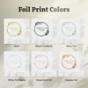 Personalized Foil Print Wedding Napkins product type