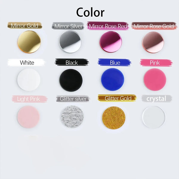 Personalized Acrylic Drink Tags (20/50/100pcs) – Custom Wine Charms & Place Cards