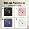 Personalized Luncheon Foil Napkin Custom Product Type