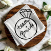 Team Bride Beverage Napkins, Bachelorette Party Napkins, Bridal Shower Decoration, Engagement Party Accessories, Hen Party Essentials