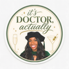 Personalized wafer paper drink toppers for graduation celebrations