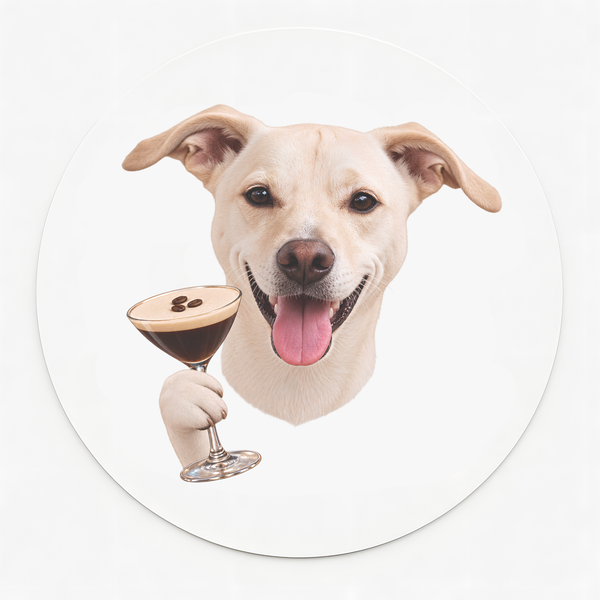 Pet Photo Wedding Cocktail Toppers | Personalized Edible Drink Garnishes