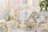 Custom Floral Monogram Wedding Drink Stirrers – Personalized Acrylic Cocktail Sticks