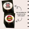 Sexy Lips Edible Drink Topper - Edible Cocktail Garnish, Lips Shaped Drink Decoration, Party Drink Accessory, Bachelorette Party Favor