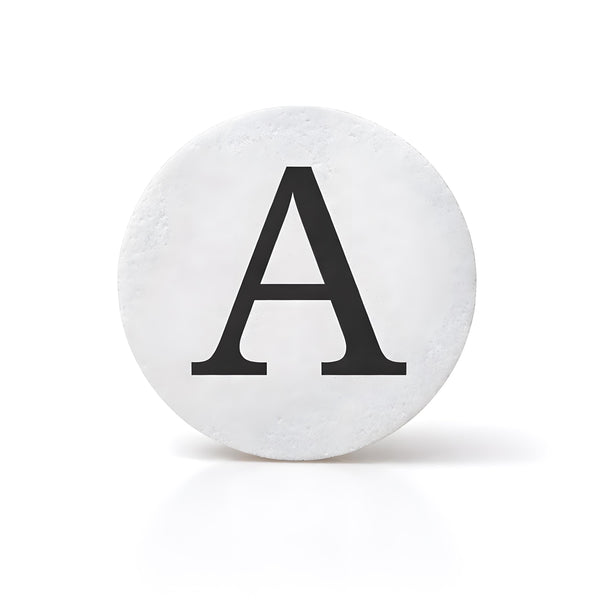Minimal Serif Monogram Edible Drink Toppers
